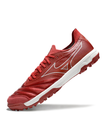 Mizuno Morelia Neo Sala TF Low-Tops Football Shoes - Red/Gold/White