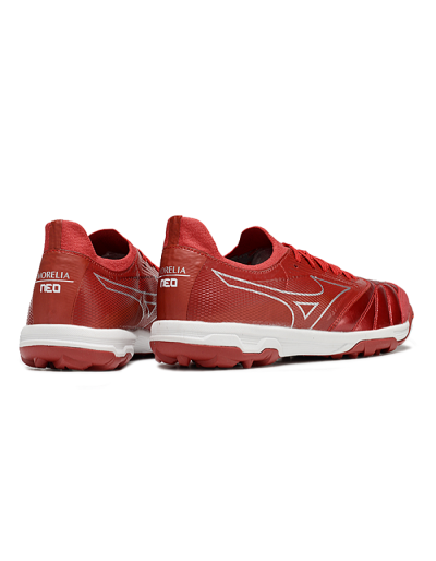 Mizuno Morelia Neo Sala TF Low-Tops Football Shoes - Red/Gold/White