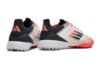 Adidas F50 Elite TF Low-Tops Football Shoes - White/Red/Yellow