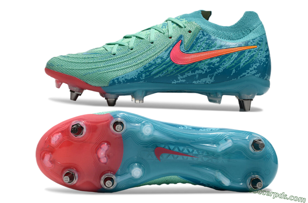 Nike Phantom Luna Elite SG Low-Tops Football Boots - Jade/Red/Blue 0