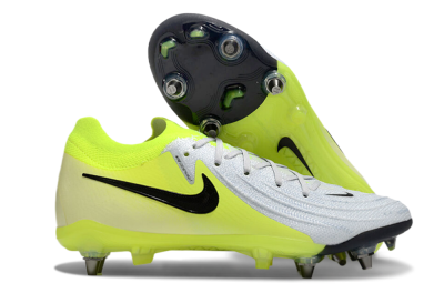 Nike Phantom Luna Elite SG Low-Tops Football Boots - Grey/Yellow/Black