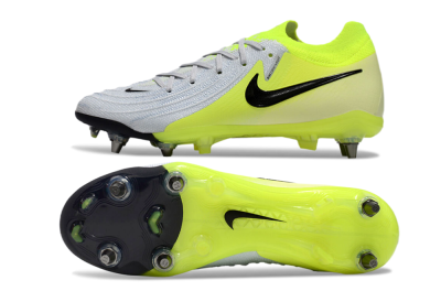 Nike Phantom Luna Elite SG Low-Tops Football Boots - Grey/Yellow/Black