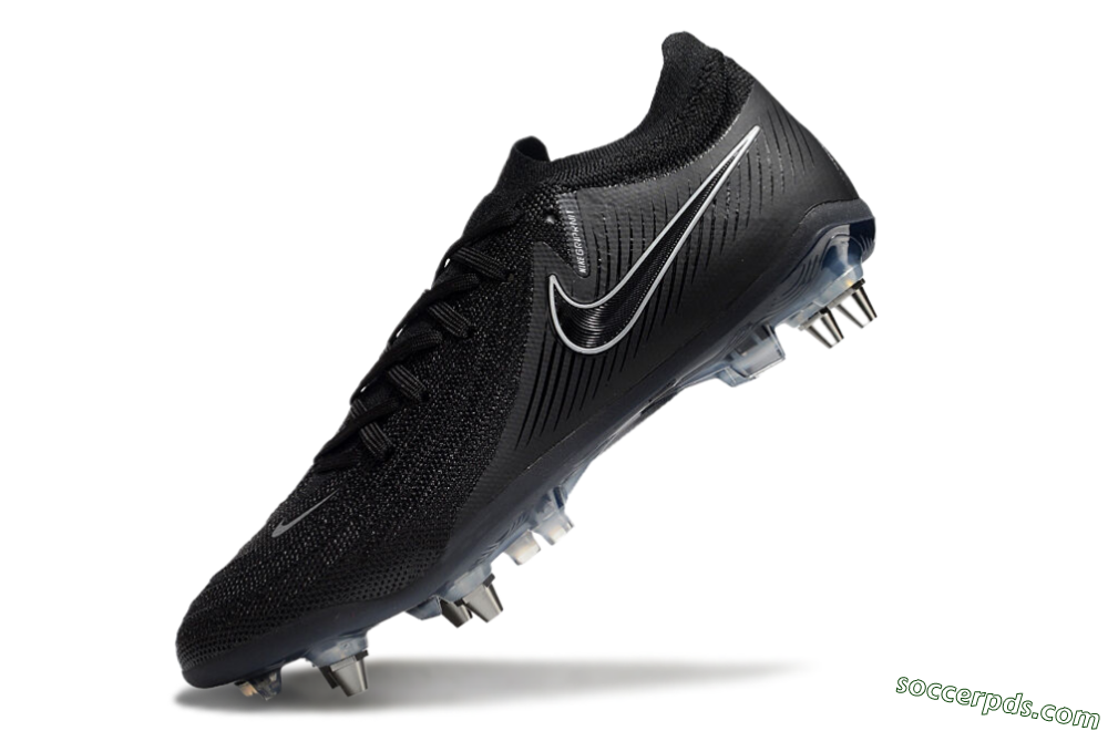 Nike Phantom Luna Elite SG Low-Tops Football Boots - Black/White/Blue 5