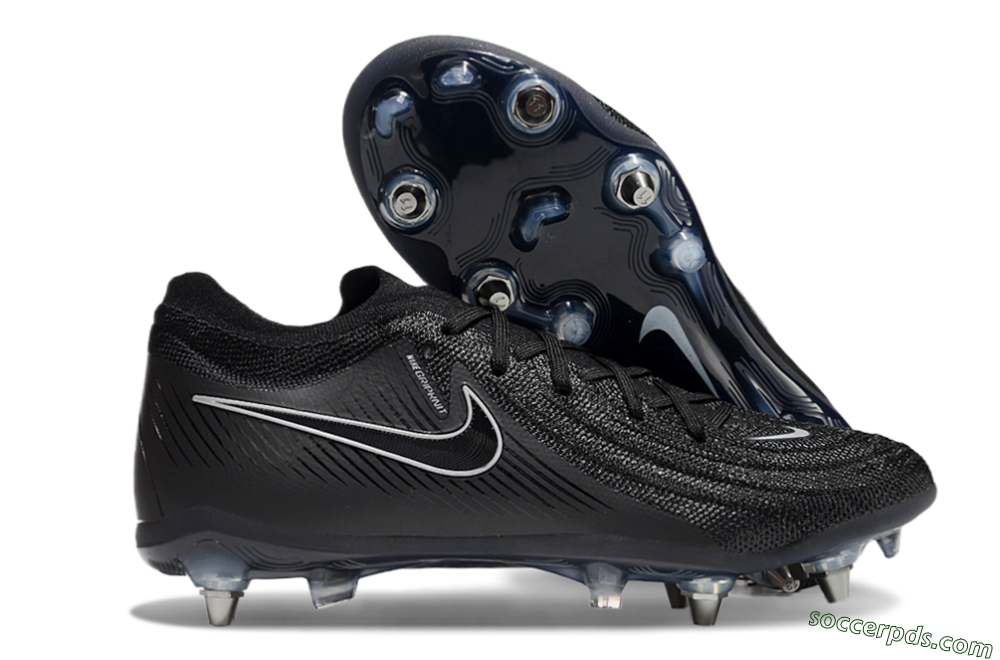 Nike Phantom Luna Elite SG Low-Tops Football Boots - Black/White/Blue 1