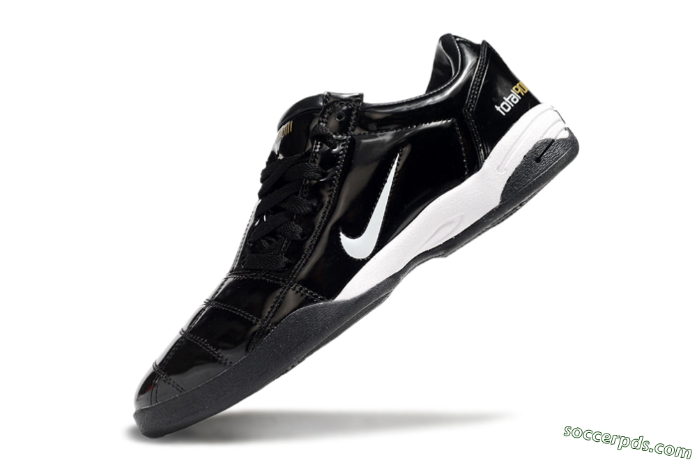 Nike Total 90 II IC Low-Tops Football Shoes - Black/White 5