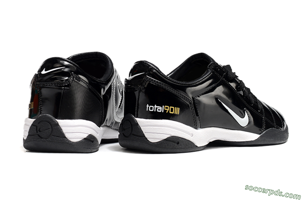 Nike Total 90 II IC Low-Tops Football Shoes - Black/White 6