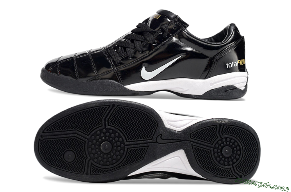 Nike Total 90 II IC Low-Tops Football Shoes - Black/White 0