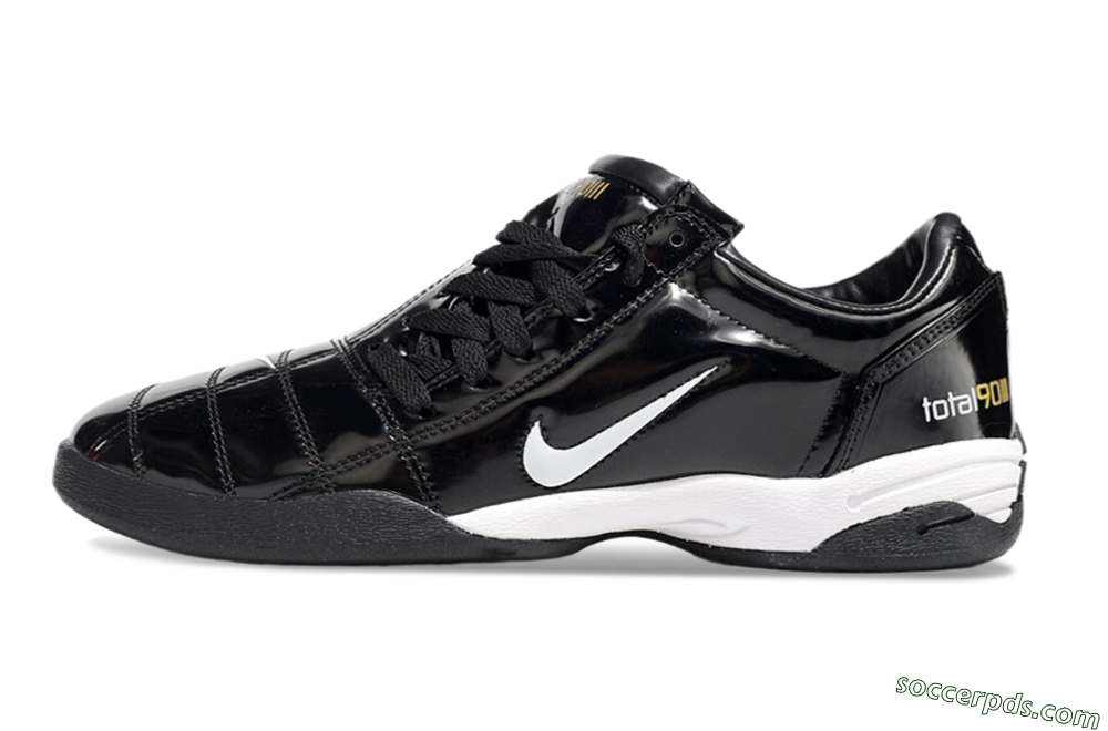 Nike Total 90 II IC Low-Tops Football Shoes - Black/White 2