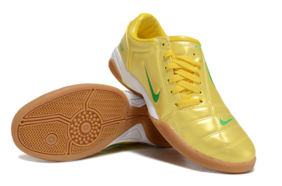 Nike Total 90 II IC Low-Tops Football Shoes - Yellow/Green/White