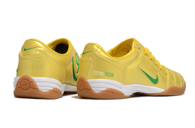 Nike Total 90 II IC Low-Tops Football Shoes - Yellow/Green/White
