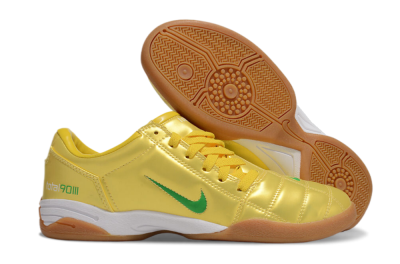 Nike Total 90 II IC Low-Tops Football Shoes - Yellow/Green/White
