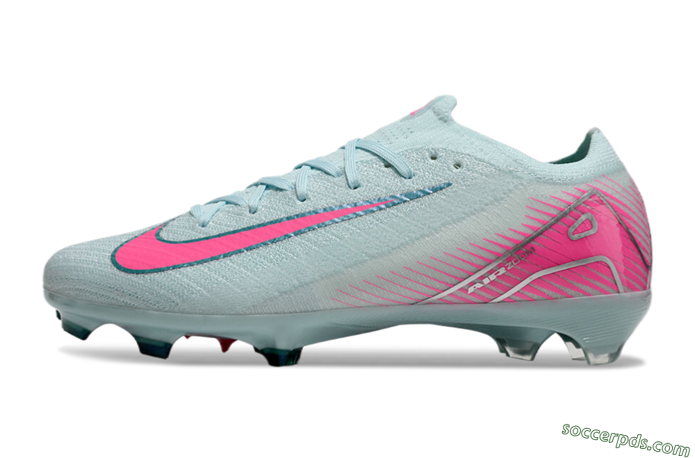 Nike Air Zoom Mercurial Vapor 16 Elite FG Low-Tops Football Boots - Jade/Pink/Silver 4