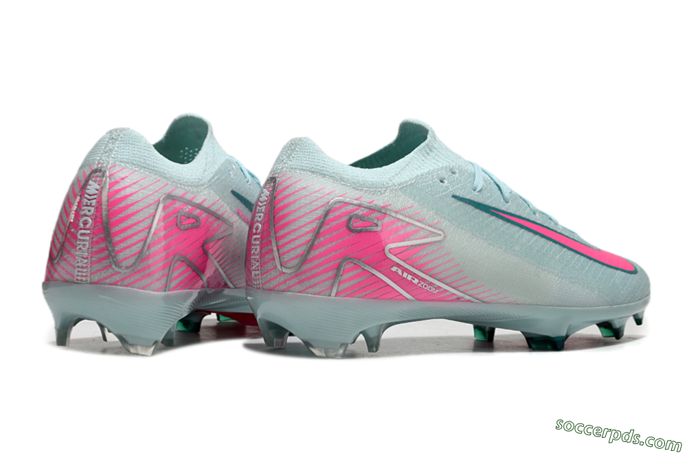 Nike Air Zoom Mercurial Vapor 16 Elite FG Low-Tops Football Boots - Jade/Pink/Silver 0