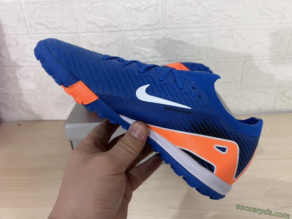 Nike Air Zoom Mercurial Vapor 16 Elite TF Low-Tops Football Shoes - Blue/White/Orange