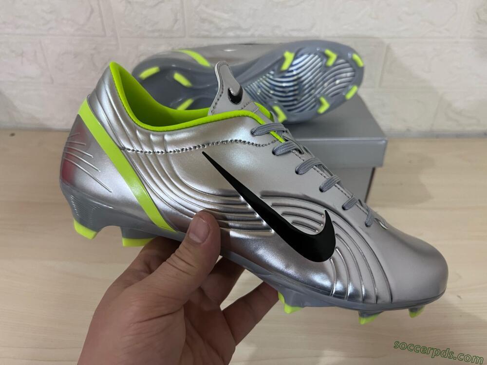 Nike Zoom Mercurial Vapor 1 Rgn SE FG Low-Tops Football Boots - Silver/Black/Yellow