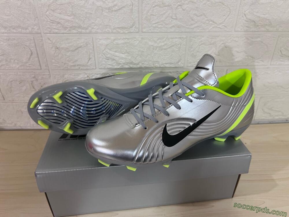 Nike Zoom Mercurial Vapor 1 Rgn SE FG Low-Tops Football Boots - Silver/Black/Yellow