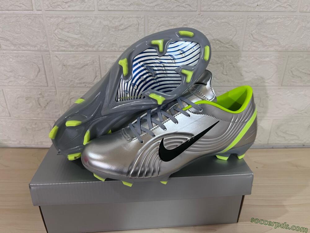 Nike Zoom Mercurial Vapor 1 Rgn SE FG Low-Tops Football Boots - Silver/Black/Yellow