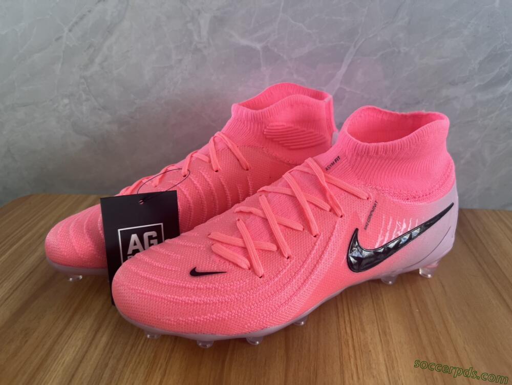 Nike Phantom Luna Elite AG High-Tops Football Boots - Pink/Black
