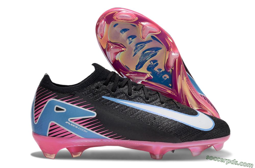 Nike Air Zoom Mercurial Vapor 16 Elite FG Low-Tops Football Boots - Black/Blue/White/Pink 1