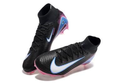 Nike Air Zoom Mercurial Superfly 10 Elite FG High-Tops Football Boots - Black/White/Blue/Pink