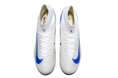 Nike Air Zoom Mercurial Superfly 10 Elite AG High-Tops Football Boots - Beige/White/Blue