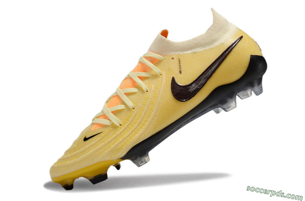 Nike Phantom GX 2 Elite FG Low-Tops Football Boots - Yellow/Black 5