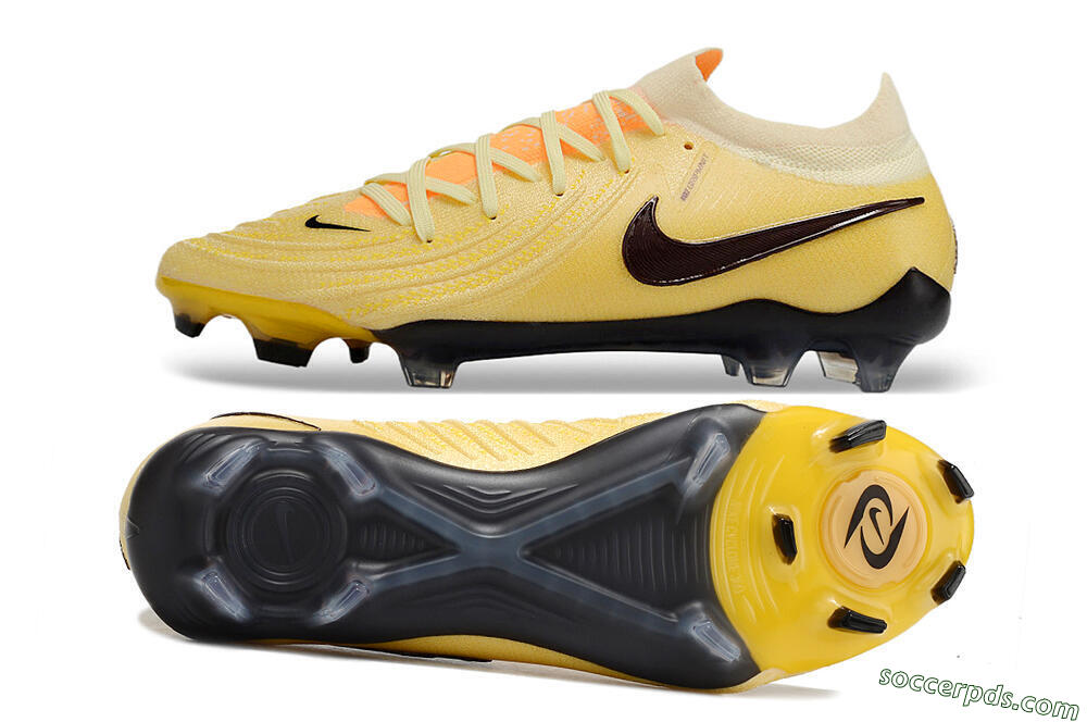 Nike Phantom GX 2 Elite FG Low-Tops Football Boots - Yellow/Black 0