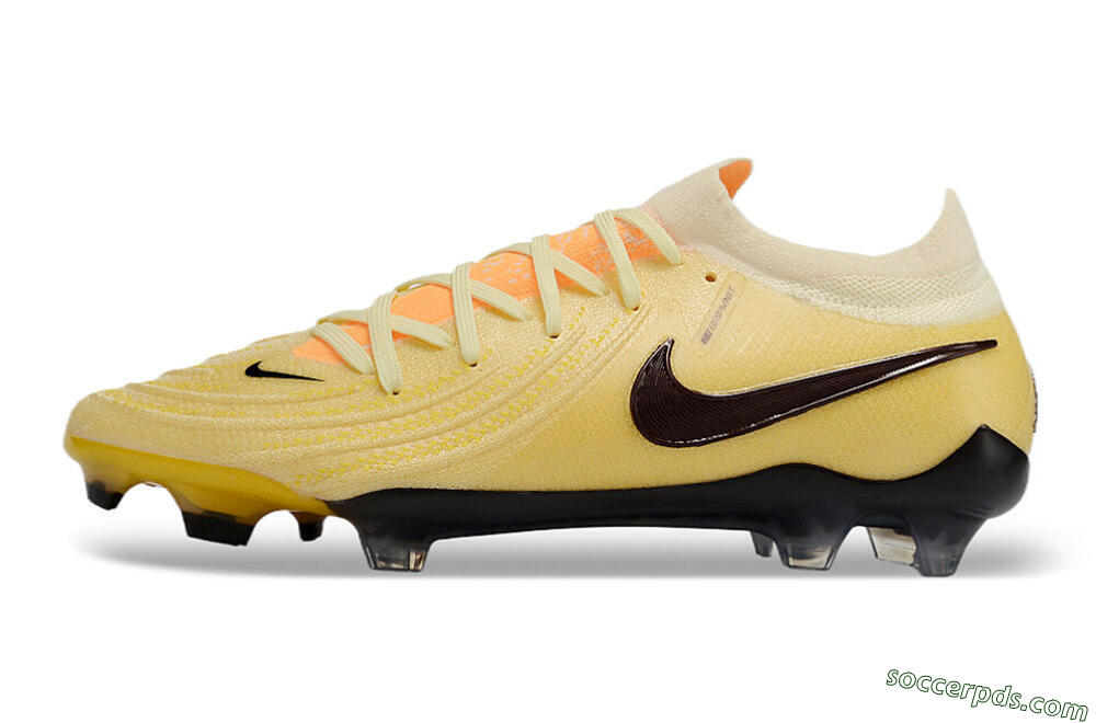 Nike Phantom GX 2 Elite FG Low-Tops Football Boots - Yellow/Black 2