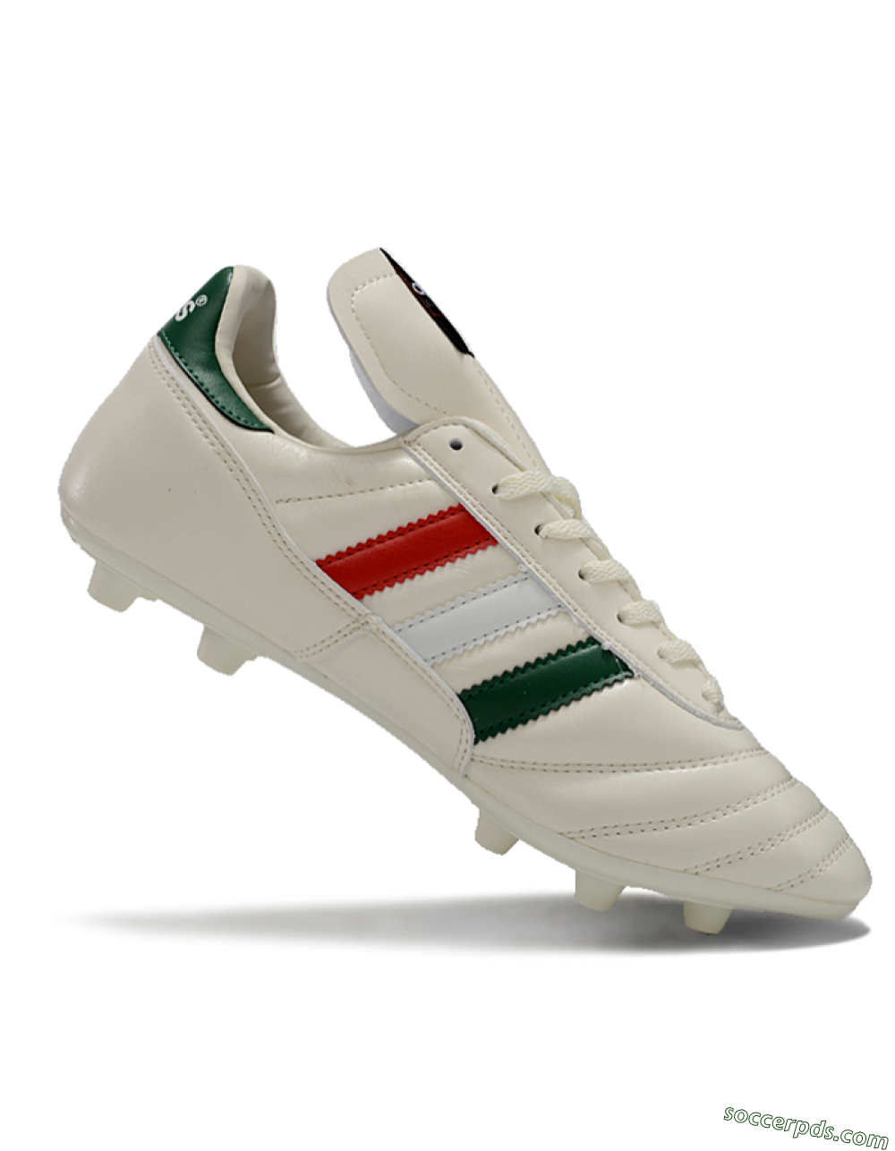 Adidas Mundial Team Astro TF Low-Tops Football Shoes - Beige/Red/Green 4