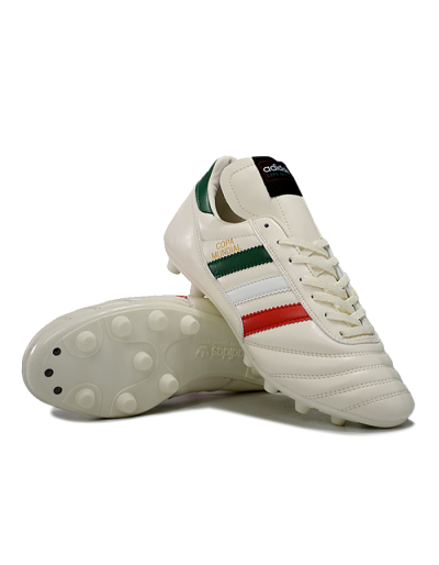 Adidas Mundial Team Astro TF Low-Tops Football Shoes - Beige/Red/Green