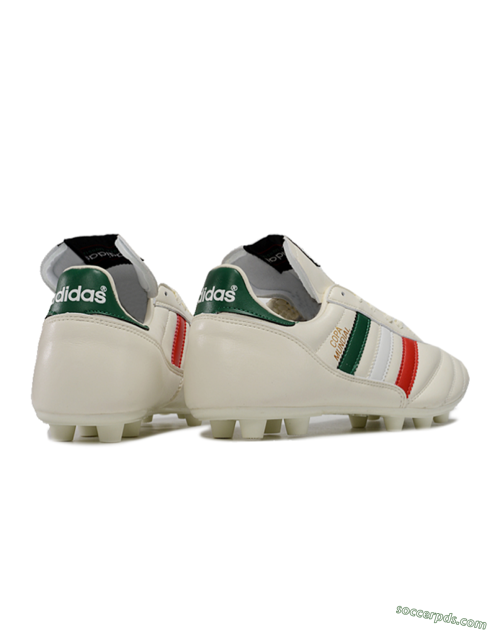 Adidas Mundial Team Astro TF Low-Tops Football Shoes - Beige/Red/Green 6