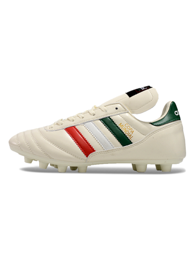 Adidas Mundial Team Astro TF Low-Tops Football Shoes - Beige/Red/Green