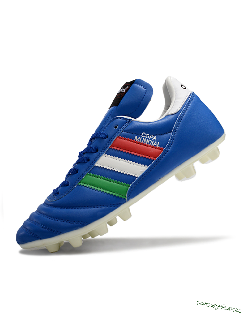 Adidas Mundial Team Astro TF Low-Tops Football Shoes - Blue/Green/Red 4