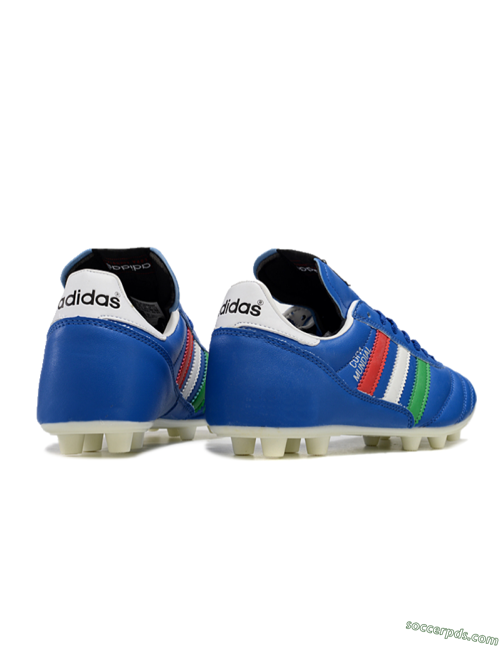 Adidas Mundial Team Astro TF Low-Tops Football Shoes - Blue/Green/Red 5