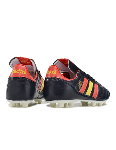 Adidas Mundial Team Astro TF Low-Tops Football Shoes - Black/Red/Yellow