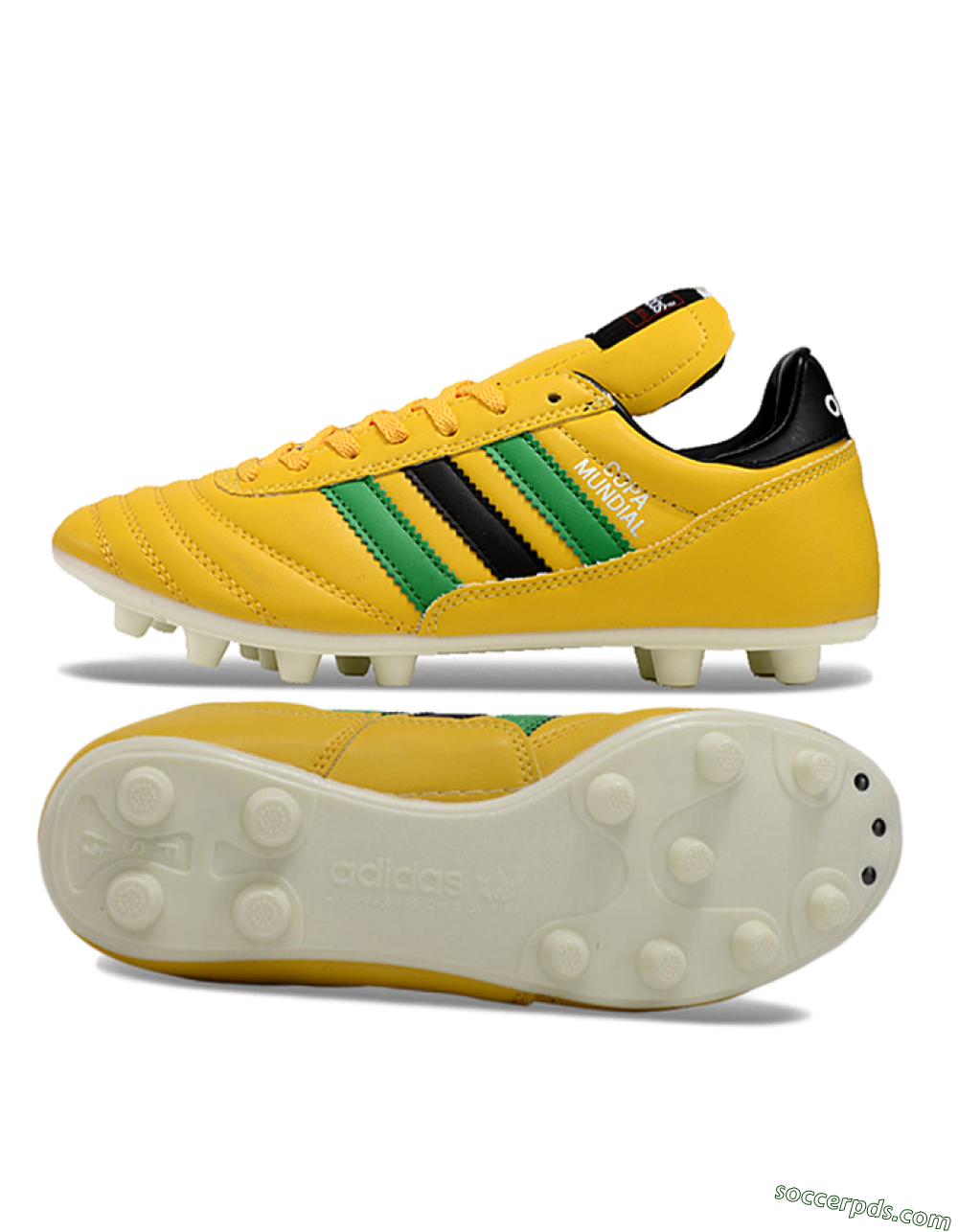 Adidas Mundial Team Astro TF Low-Tops Football Shoes - Yellow/Green/Black 0