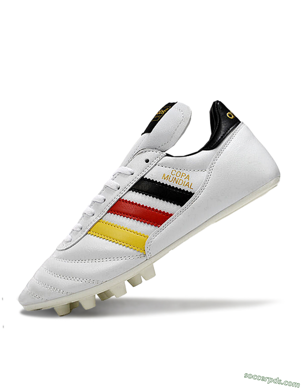 Adidas Mundial Team Astro TF Low-Tops Football Shoes - White/Black/Red/Yellow 5