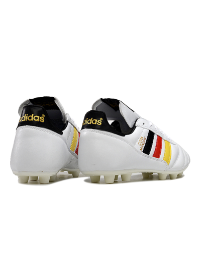 Adidas Mundial Team Astro TF Low-Tops Football Shoes - White/Black/Red/Yellow