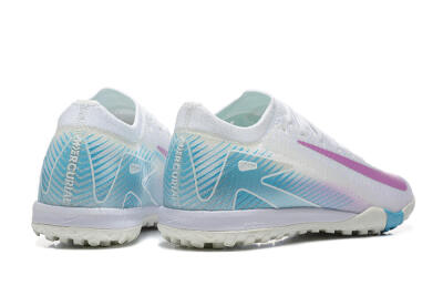 Nike Air Zoom Mercurial Vapor 16 Elite TF Low-Tops Football Shoes - White/Purple/Blue