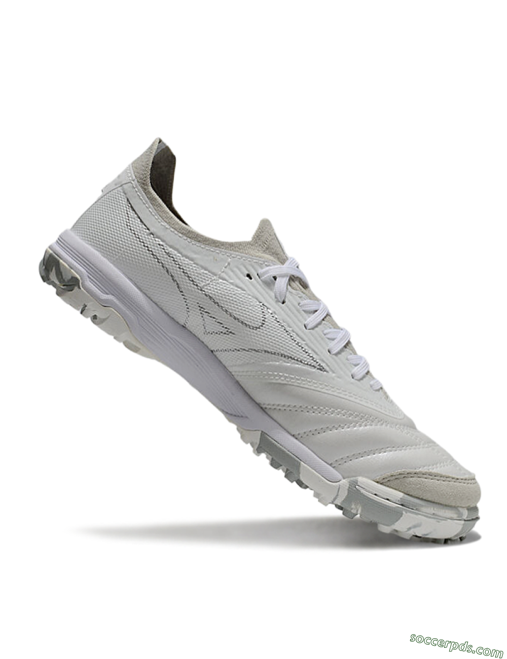 Mizuno Morelia Neo Sala TF Low-Tops Football Shoes - Grey/White/Camo 4