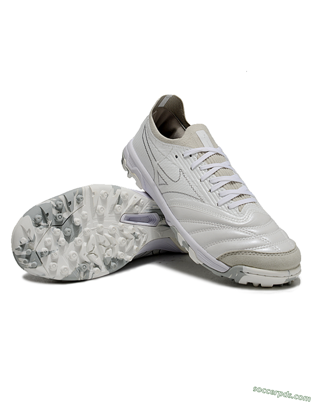 Mizuno Morelia Neo Sala TF Low-Tops Football Shoes - Grey/White/Camo 3