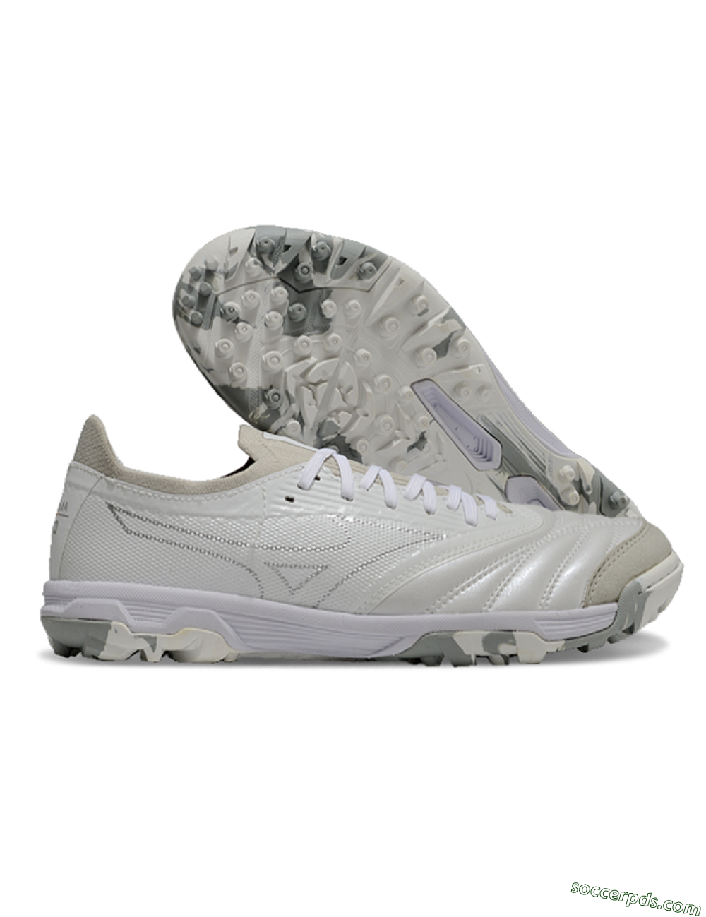 Mizuno Morelia Neo Sala TF Low-Tops Football Shoes - Grey/White/Camo 1