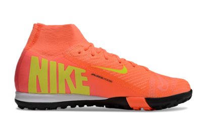 Nike Air Zoom Mercurial Superfly 10 Elite TF High-Tops Football Shoes - Red/Yellow/White