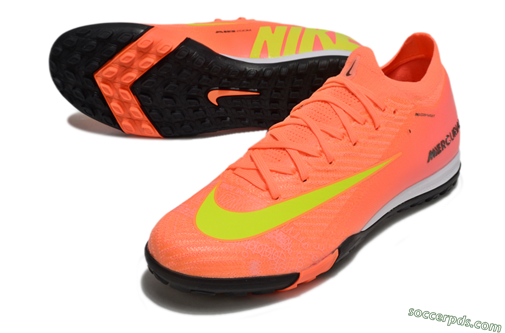 Nike Air Zoom Mercurial Vapor 16 Elite TF Low-Tops Football Shoes - Red/Yellow/White 3