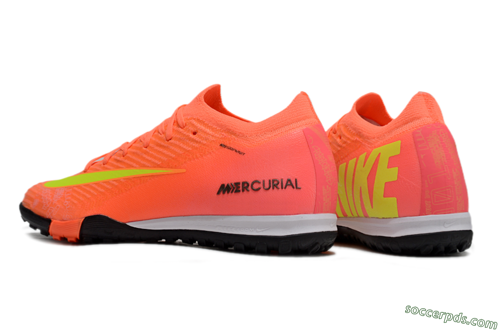 Nike Air Zoom Mercurial Vapor 16 Elite TF Low-Tops Football Shoes - Red/Yellow/White 4