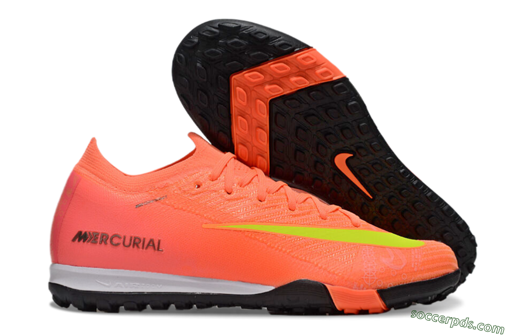 Nike Air Zoom Mercurial Vapor 16 Elite TF Low-Tops Football Shoes - Red/Yellow/White 1
