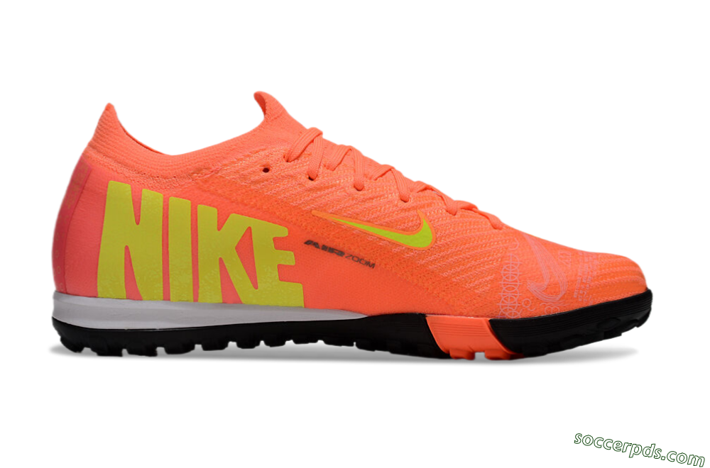 Nike Air Zoom Mercurial Vapor 16 Elite TF Low-Tops Football Shoes - Red/Yellow/White 5