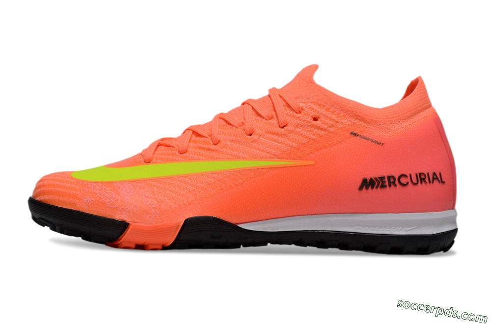 Nike Air Zoom Mercurial Vapor 16 Elite TF Low-Tops Football Shoes - Red/Yellow/White 2