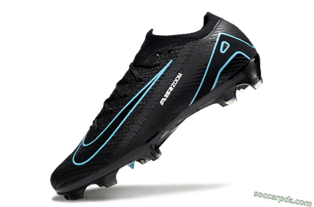Nike Air Zoom Mercurial Vapor 16 Elite FG Low-Tops Football Boots - Black/Jade/White 5