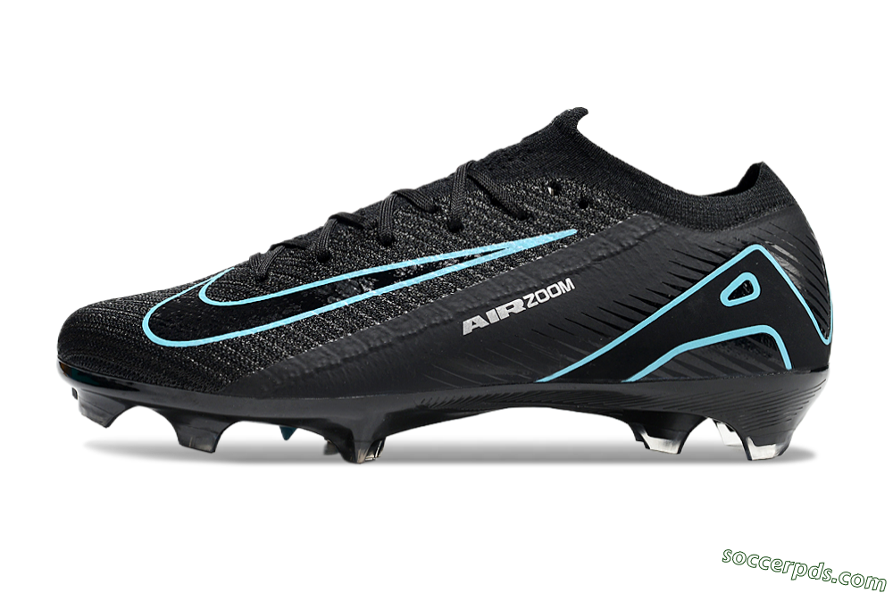 Nike Air Zoom Mercurial Vapor 16 Elite FG Low-Tops Football Boots - Black/Jade/White 2